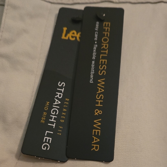 Lee Women's Straight Leg Pants in Light Tan - Picture 3 of 8